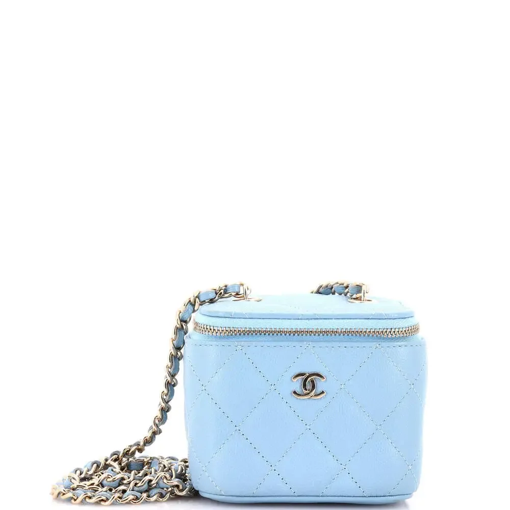 Chanel Classic Vanity Case With Chain #237482C36B